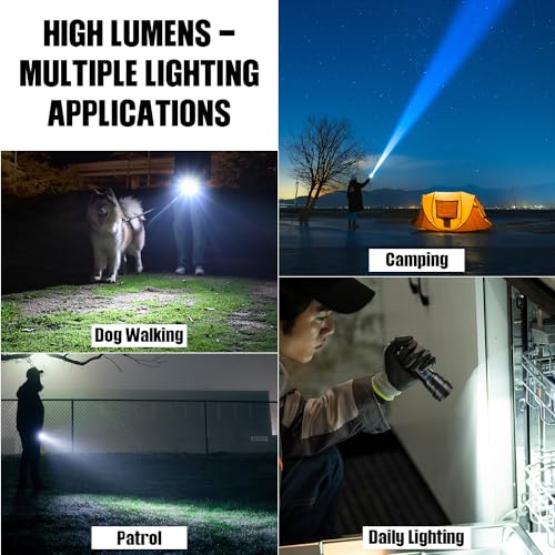 Bercol P50-5-COB-2P Flashlights Led High Lumens Rechargeable thumb #8