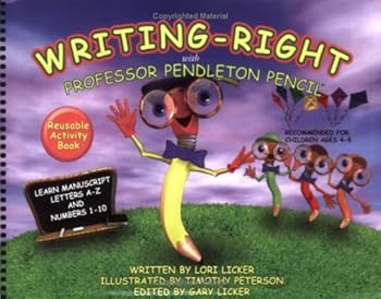 Spiral-bound Writing-Right with Professor Pendleton Pencil Book