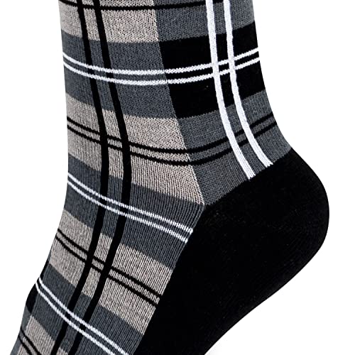 Image of Mysocks Men and Women Crew Socks Extra Fine Combed Cotton Seamless Toe