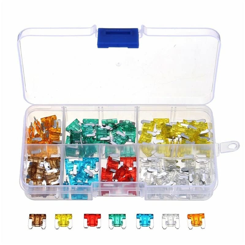 Kit de fusibles de coche de 300 piezas surtido mediano y pequeño para circuitos de automoción 1