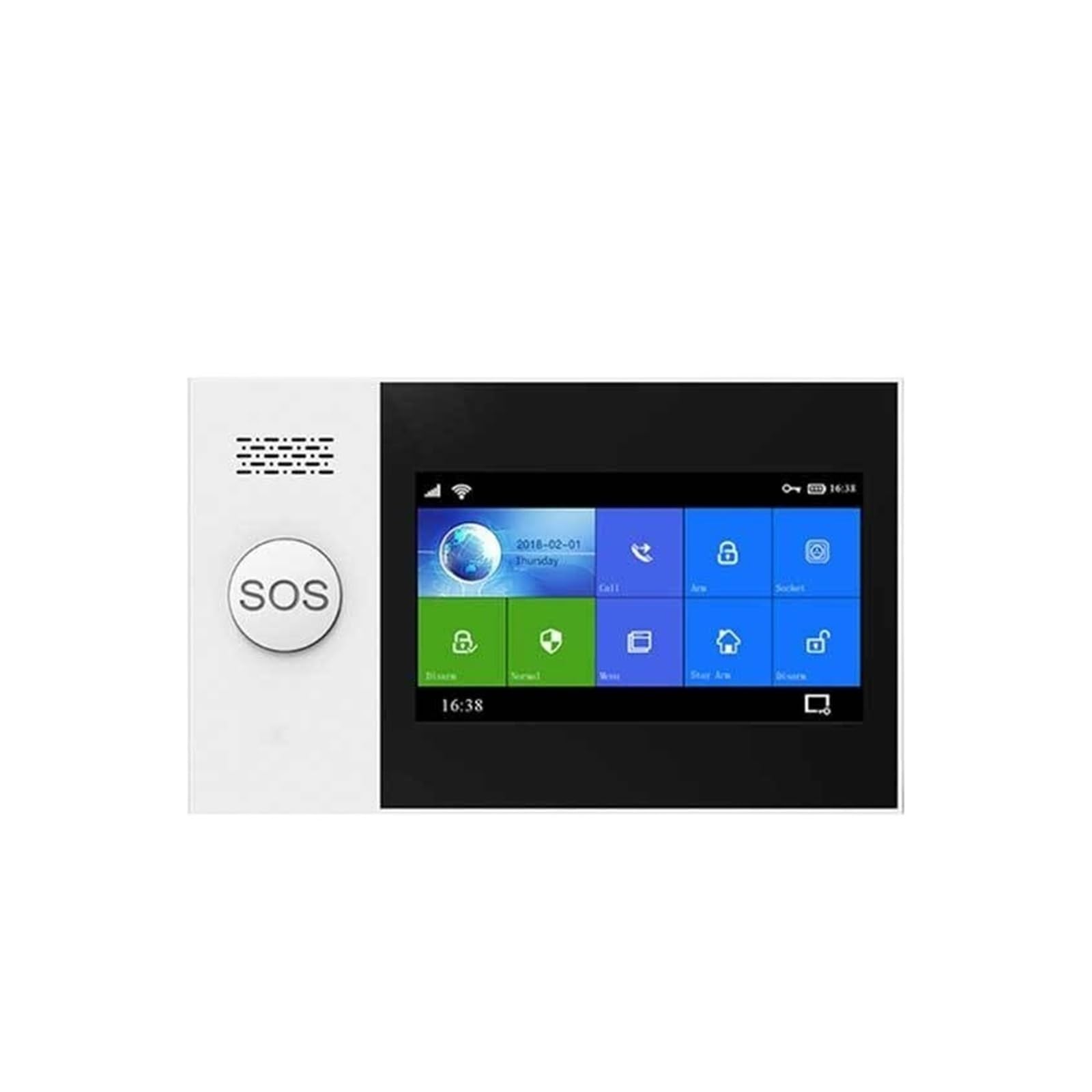 CUDTAPI Smart Alarm 4.3inch Security GSM System For Home Support APP Call/SMS Remote Control(Panel Alone)
