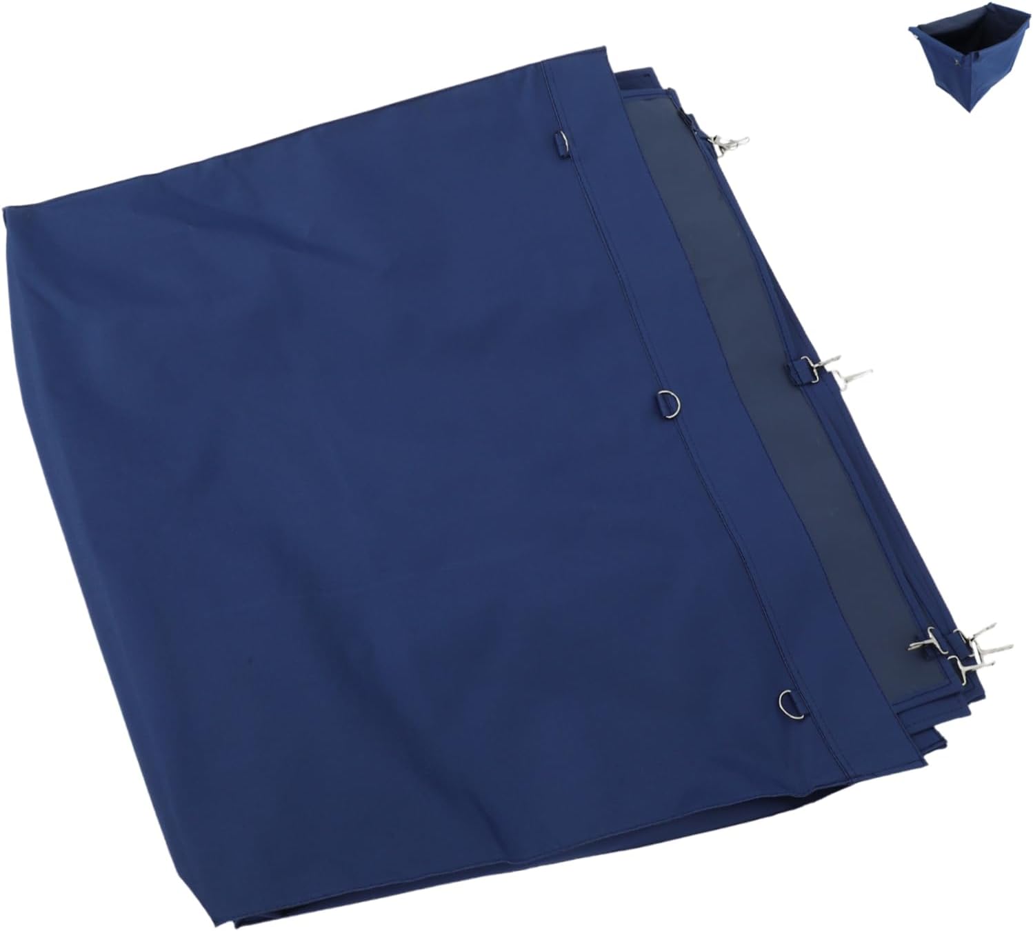 Garneck Linen Storage Bag Zipper Laundry Hamper Bag for Storage for Cleaning Cart
