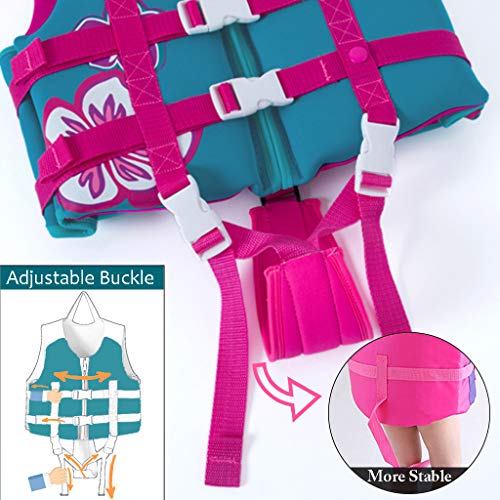 image for OldPAPA Kids Swim Vest -Baby Life Jacket Printed Float Jacket Vest Buo