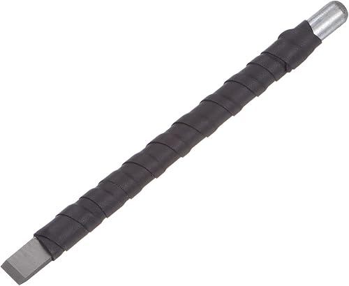 uxcell Cuchillo para tallar cinceles de madera, 0.394 in de carburo de tungsteno punta plana herramienta de mano para carpintería Graver 5.906 in (6