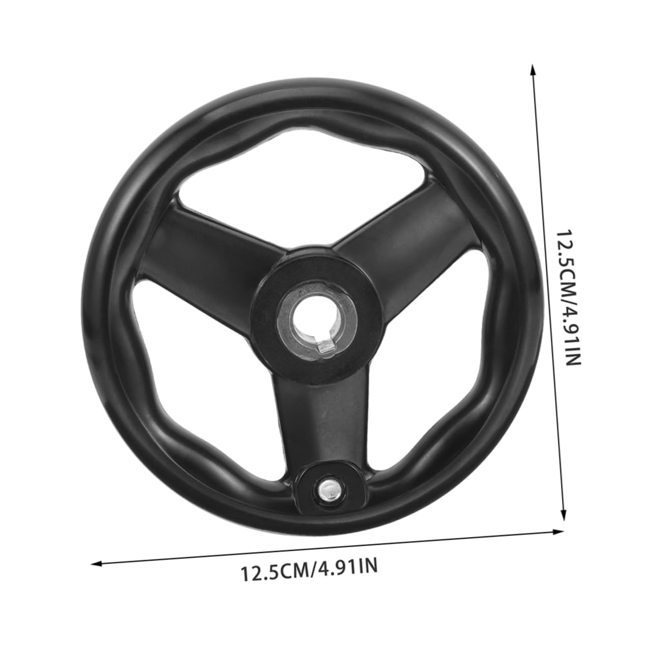 MUCKLILY Lathe Accessory 2pcs Milling Tool Hand Wheel Comfortable Grip Bakelite Construction