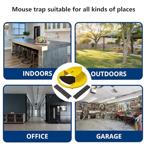 Rpin RPIN-03 Mice Mouse Trap Bucket Lid,Mouse Trap Bucket Flip Lid,Auto Reset Multi Catch Humane Rat Trap thumb #5