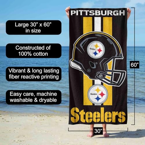 Serviette de plage NFL Wincraft en microfibre pour le bain
