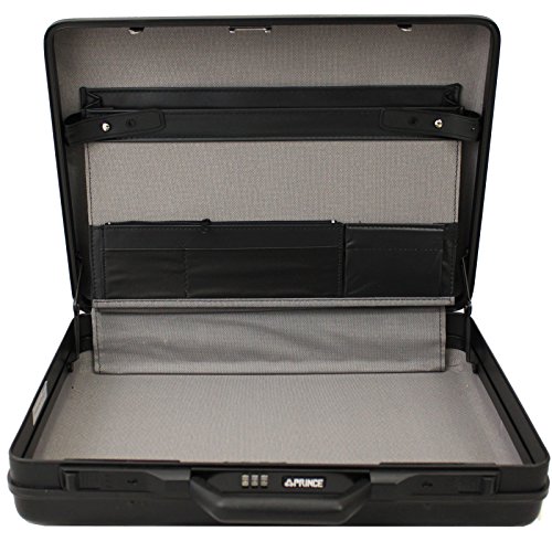 Prince Copa European Style ABS 17" Attache Case - Black3