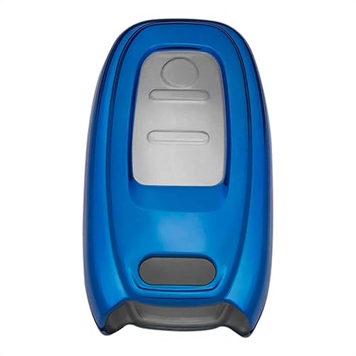 Miniatura 6 de TANGSEN Funda de llavero inteligente de metal morado brillante TPU funda protectora compatible con Audi A4 A5 A6 A7 A8 W12 Q5 híbrido R8 RS5 RS7 S4