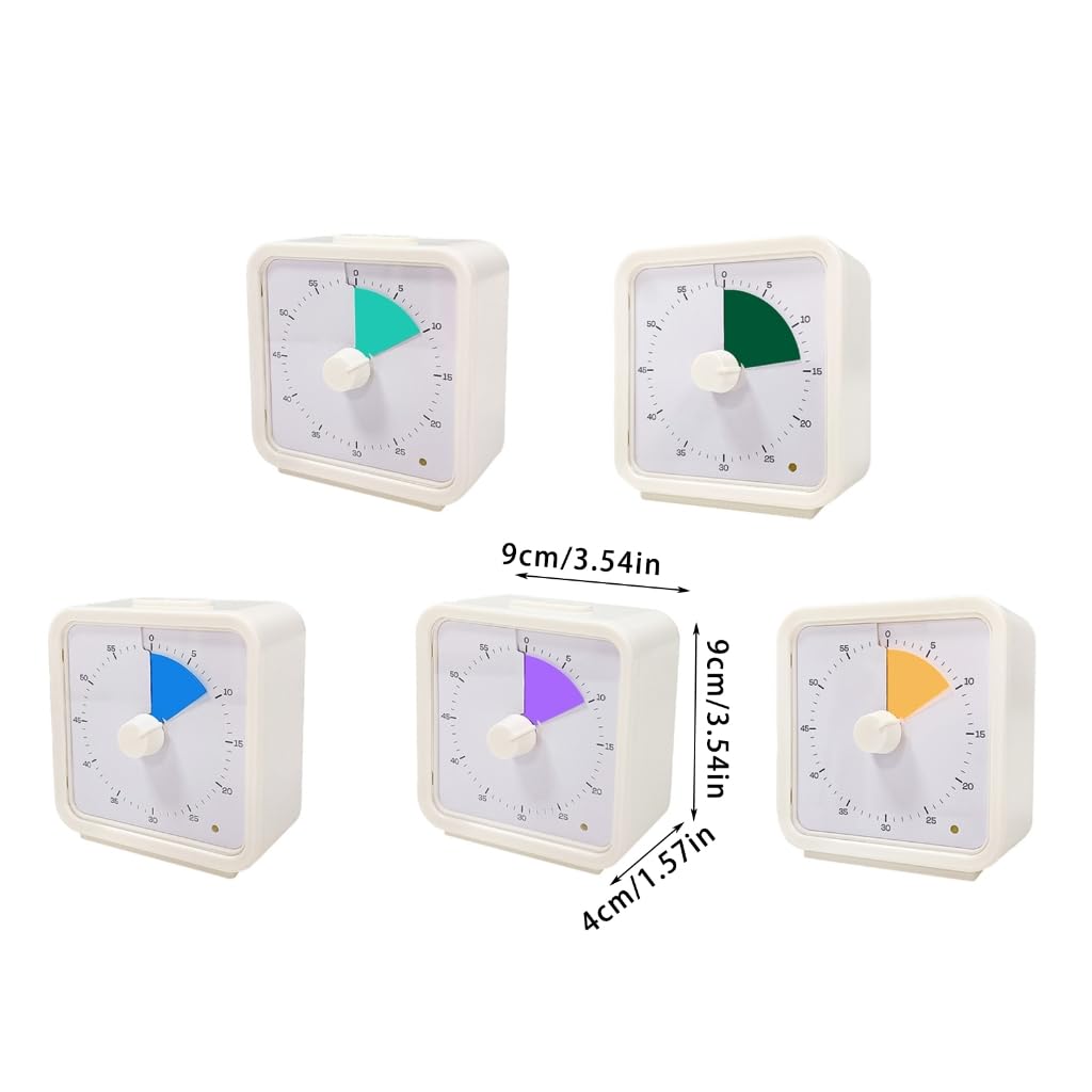 Delicado reloj magnético con cuenta atrás visual para un seguimiento eficiente del tiempo