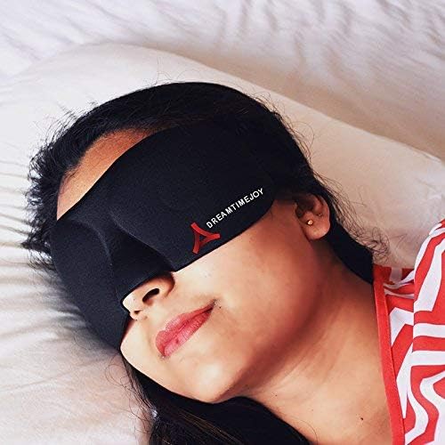 DREAMTIMEJOY sleep mask for women men 3D Eye Mask for Sleeping UNISEX Blindfold EXCELLENT LIGHT Blocker With Full Eye Movement