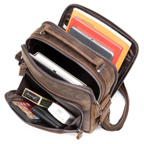 Image of Vintage Men's Satchel Crossbody Messenger Shoulder Bag Model 13
