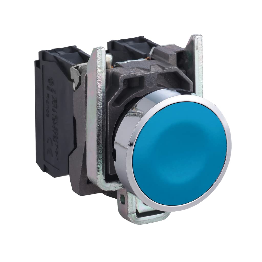 Control Button 22mm Blue with Harmony XB4 XB4BA61