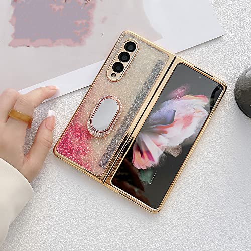 Etuis de protection pour Samsung Galaxy Z Fold3 avec miroir au dos