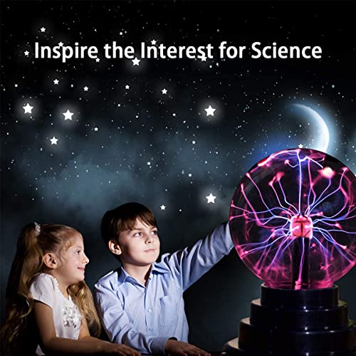 Image of SCILLA Mini Magic Tesla Coil Plasma LED Lamp - Touch Sensitive Plasma Ball (USB Powered Or Battery Operated)
