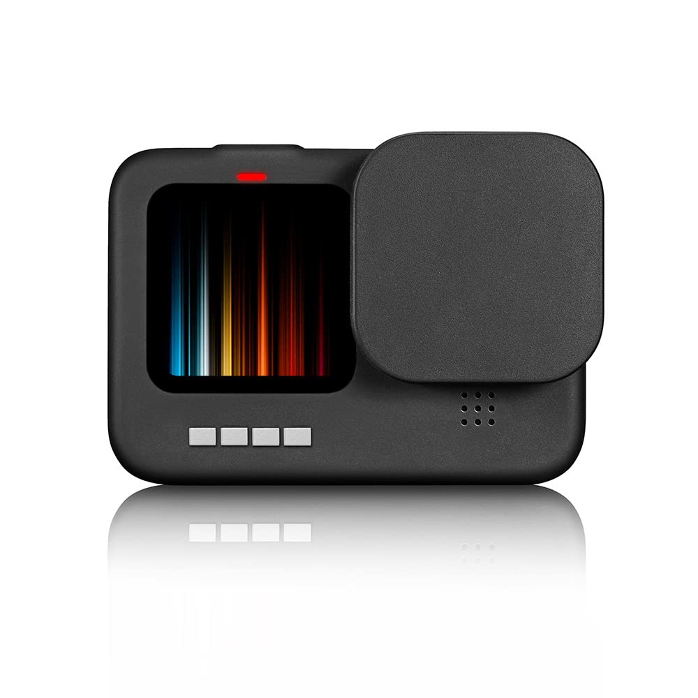 Fanzr - Copriobiettivo compatibile con GoPro Hero 11/10/9 (nero) Action Camera, Anti-Scrach impermeabile (confezione da 2)