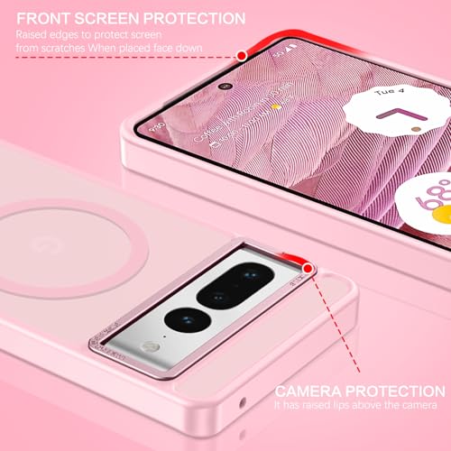 Coque Google Pixel 7 Pro fine contre les chocs compatible aimant Magsafe - 5