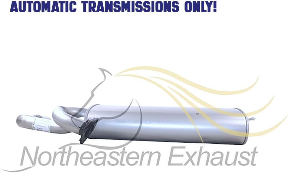 Exhaust Muffler Compatible for 2015-2019 Mitsubishi Outlander Sport 2.4L | Stainless Steel | Northeastern Exhaust | Free Gasket Included | Automotive Replacement Part | Direct-Fit