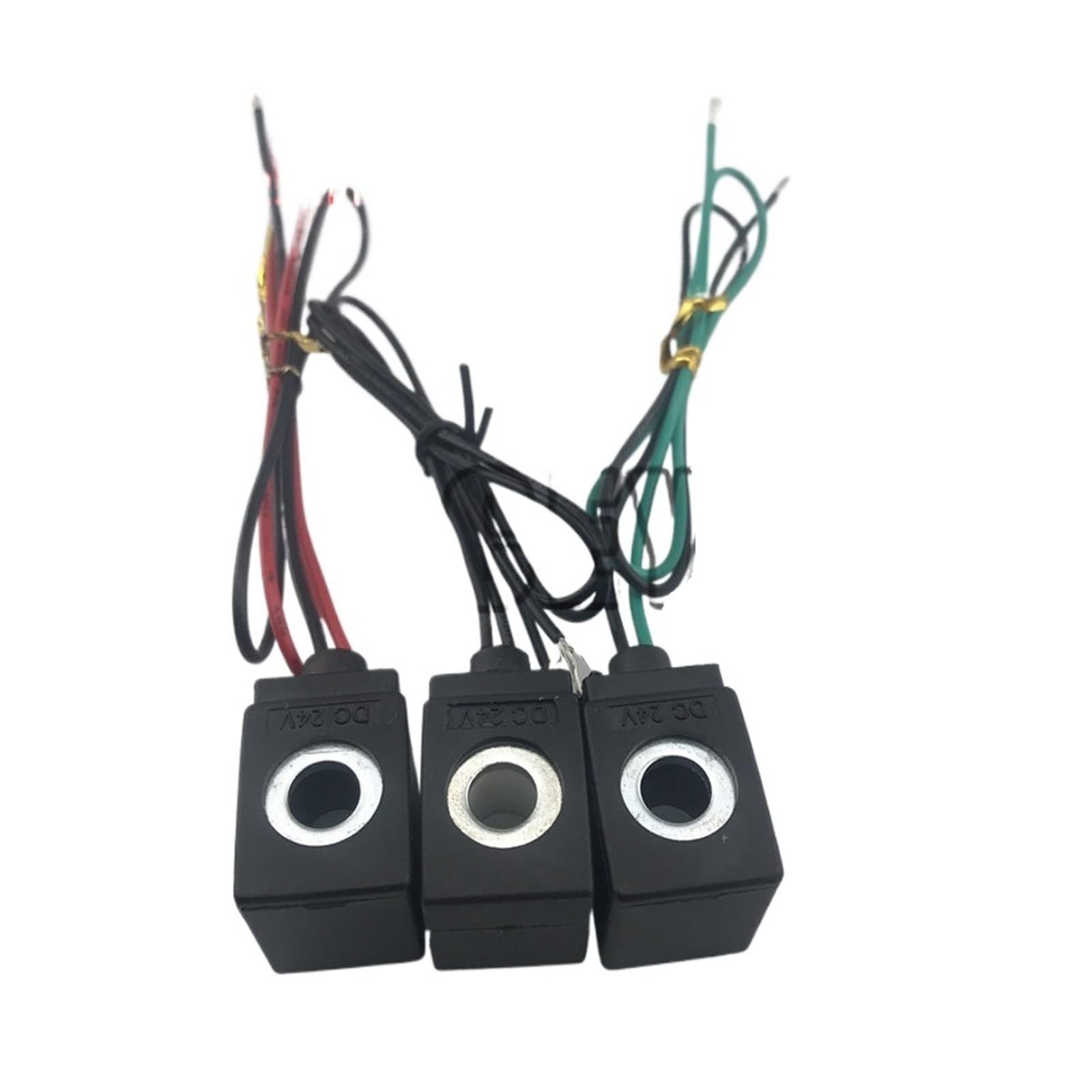 Bobina de válvula solenoide 4V110-06 DC 24V con orificio de 7mm y 8mm para automatización neumática