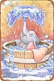 NIUMOWANG Metal Sign - Dumbo Tin Poster 12 X 8 Inches