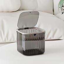 Mini Trash Can with Lid,Removable Small Garbage Can, Ultimate Mini Desktop Storage Box, Tiny Trash Can for Car, Bathroom, Kitchen or Bedroom