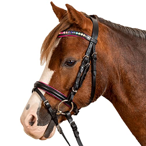 WALDHAUSEN Star Trensenzaum Pinky, SH, schwarz