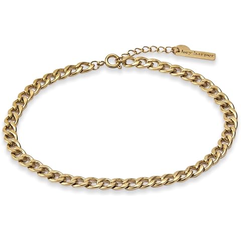 Hey Harper Ankle Bracelets For Women - Anklet For Foot Chain - Trendy Beach Accessory - Gift for Women - Waterproof & Sweatproof No Tarnish Jewerly