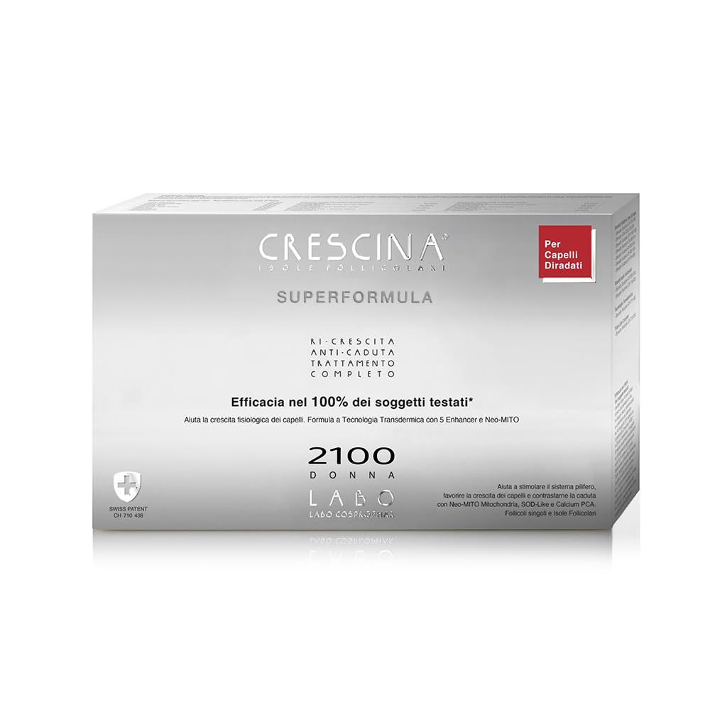 Transdermic Superdermic Permuła ponowny wzrost i zapobieganie wypadaniu włosów 2100 kobiet 40 ampułek (20+20)