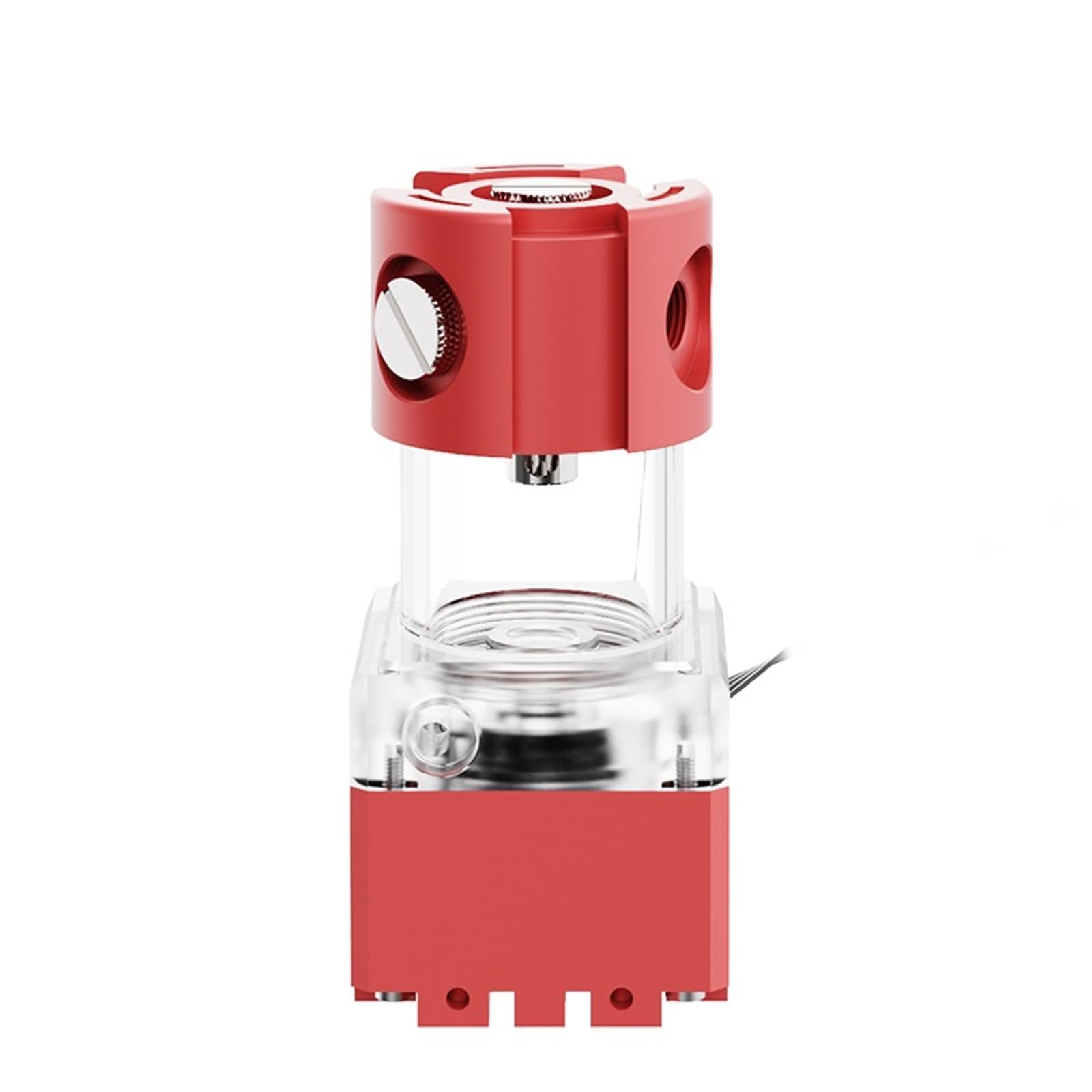 Komputerowe chłodzenie wodne, cicha pompa wodna, zbiornik na wodę, wbudowany środek przeciwpieniący, z boku do wody, PUB-FS6MA (340 mm (Small 4pin), Silver 5V RGB)
