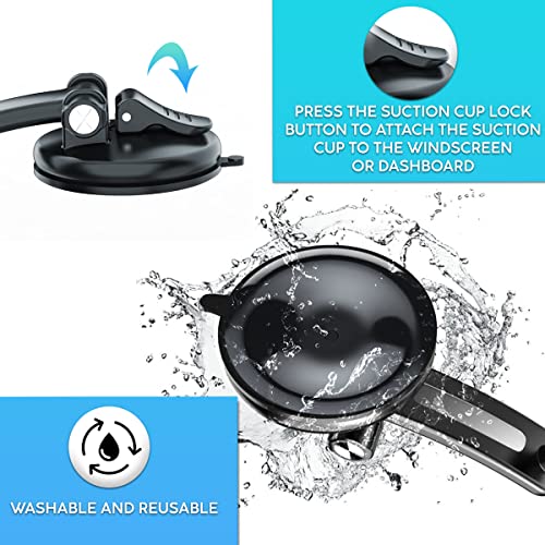 Porta cellulare auto cruscotto ventosa parabrezza