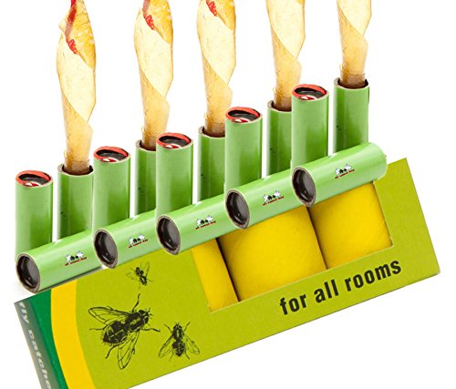 24 Pièces Ruban Attrape-mouches à Fruits – Papier Collant Non Toxique, Inodore, Avec Punaises | Pour Intérieur/extérieur, Cuisine, Garage, Anti-insectes Volants