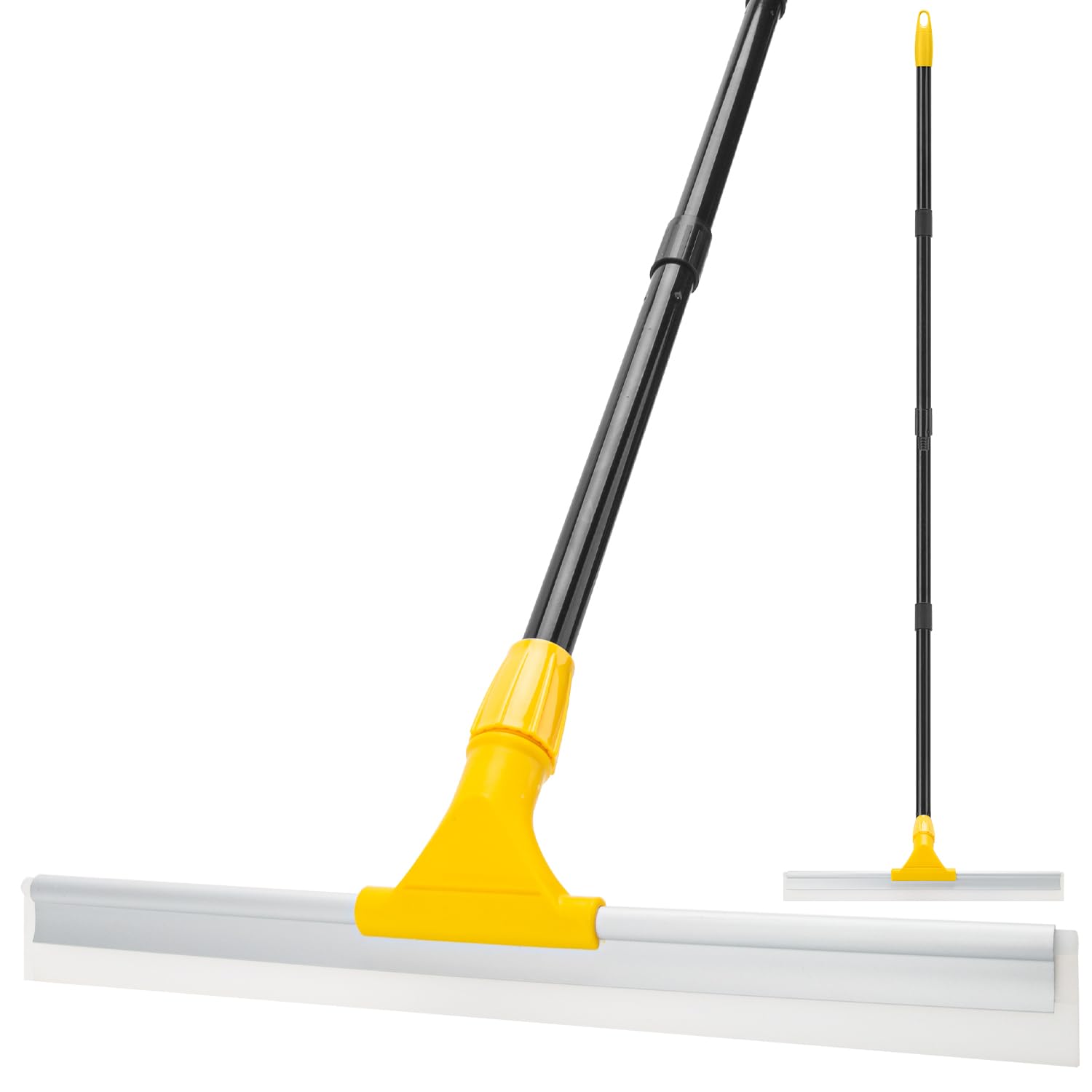 Floor Squeegee,Silica Gel Broom with Long Handle148 CM for Kitchen,BathroomTile,Window,Shower Glass Deck,Tile,Garage,Courtyard Cleaning