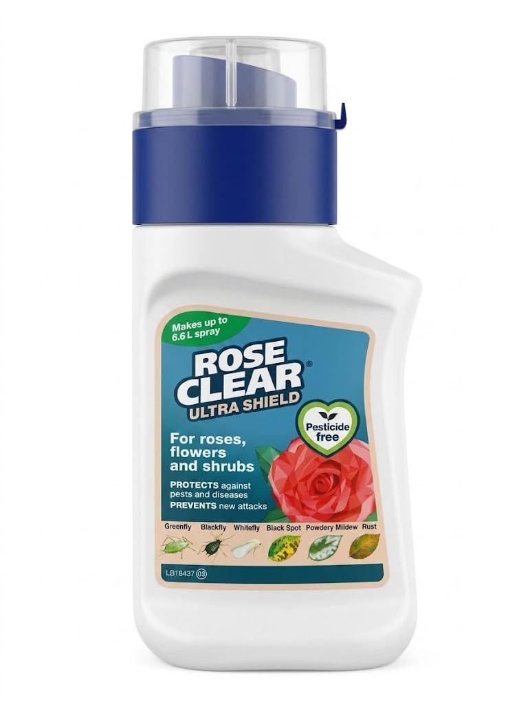 RoseClear Ultra Plant Protection Concentrate Liquid For Aphids, 3 in 1 Action, 200 ml