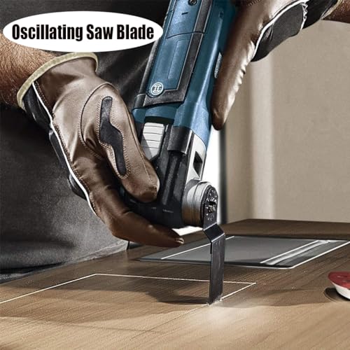 10 Pcs Multi Tool Blades Oscillating Saw Blades Universal Oscillating Quick Release Saw Blades Compatible with Dewalt, Milwaukee, Makita, Ryobi, Rockwell, Bosch 6 10 Pcs Multi Tool Blades Oscillating Saw Blades Universal Oscillating Quick Release Saw Blades Compatible with Dewalt, Milwaukee, Makita, Ryobi, Rockwell, Bosch - Image 6