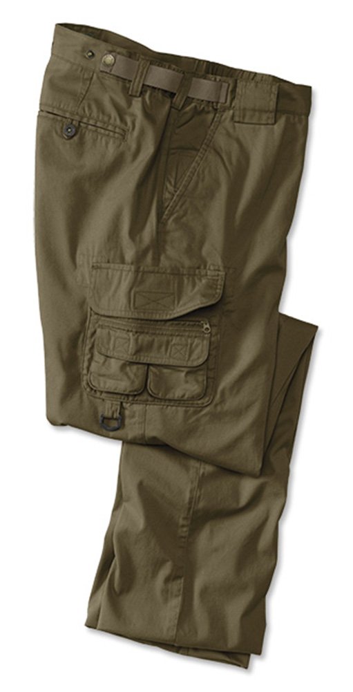 Men's 14-Pocket Expedition Poplin Pants, Olive