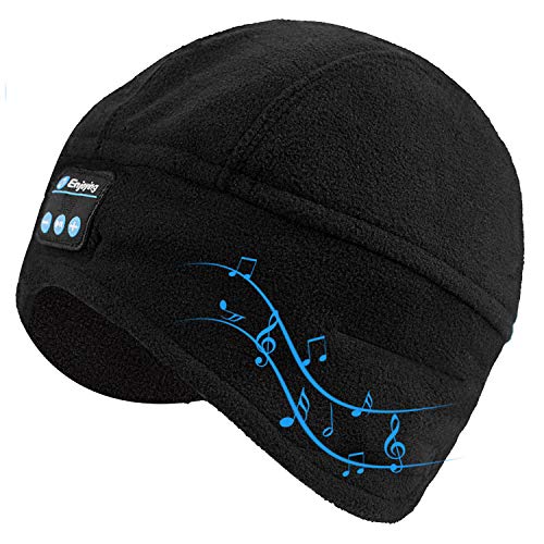 Bluetooth Beanie Hat, Winter Mens Womens Gifts Bluetooth Hat V5.0 Hand Free Wireless