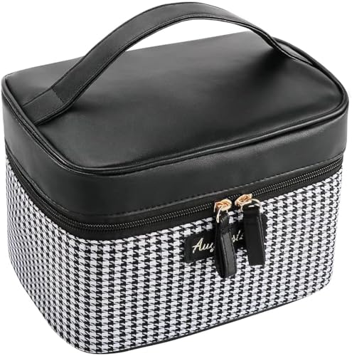 Image of Handcuffs Makeup Bag Cosmetic Organizer Toiletry Storage Pouch (Black)