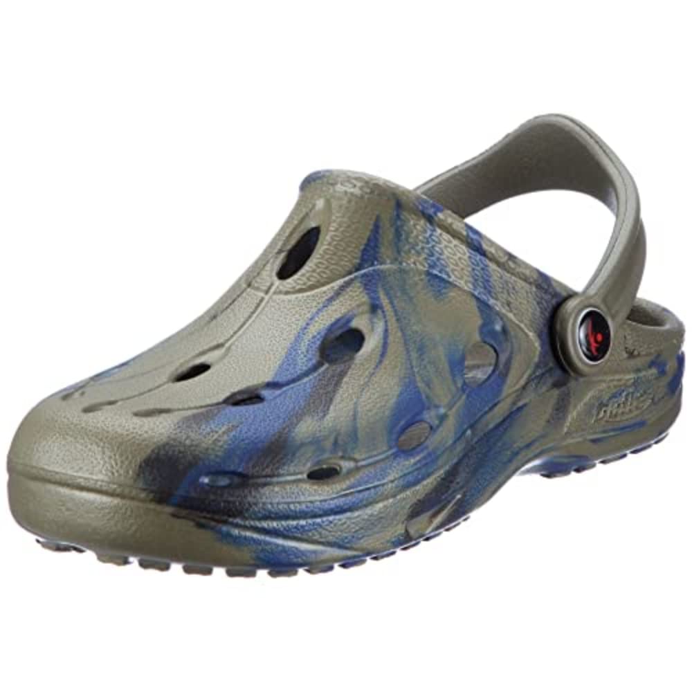 Chung Shi Unisex Dux Clogs, Khaki/Navy/Black, 4 UK