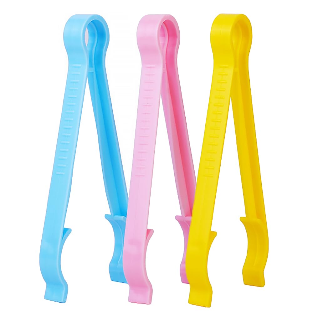 3 Pezzi Pinze per Biberon Multifunzione, Bottiglia Multifunzione Morsetto Pinze Sterilizzate per Neonati Strumento per La Pulizia Delle Bottiglie Clip Anti-Scottature per Biberon Bambini