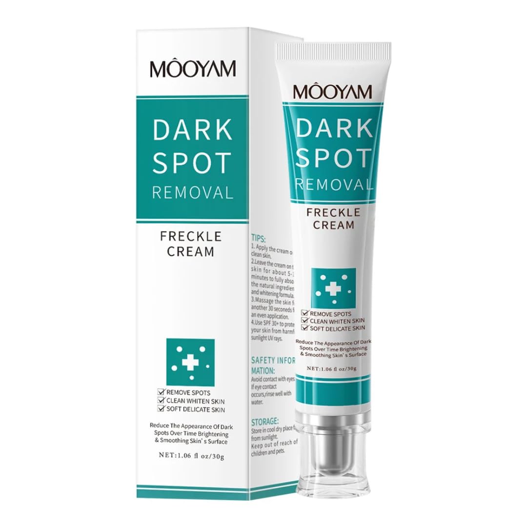 Dark Spot Removal Freckle Cream, Skin Brightening and Whitening Treatment, 30g