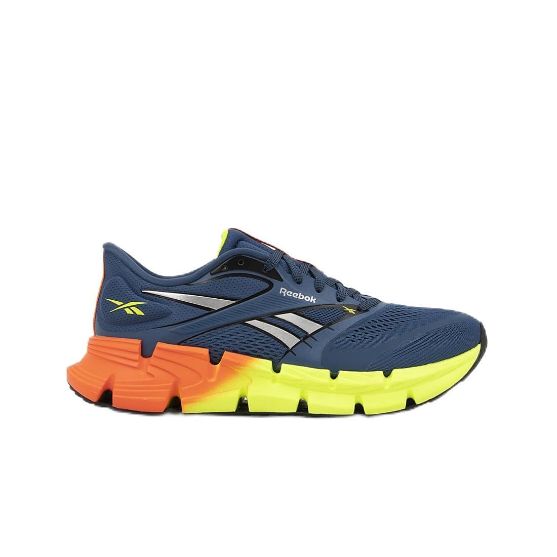 Reebok Men's Floatzig 2 Trainers, Athletic Blue/Digital Lime, 40.5 EU