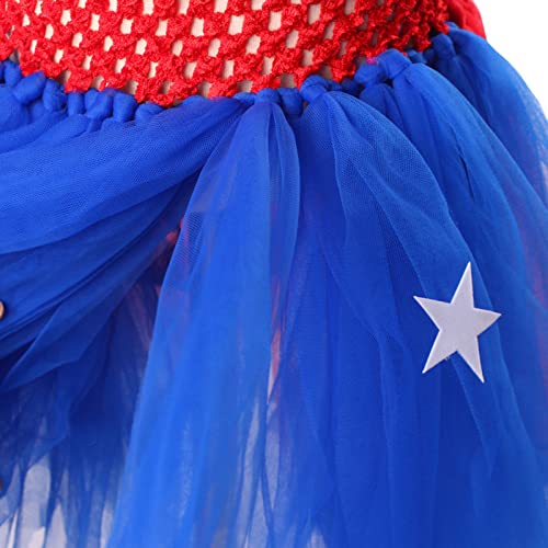 Hhseyewell Toddler Kids Girls Fourth Of July Independent Day Costume Girls Historical Party Tulle Dress Princess Outfits Toddler #TOP4