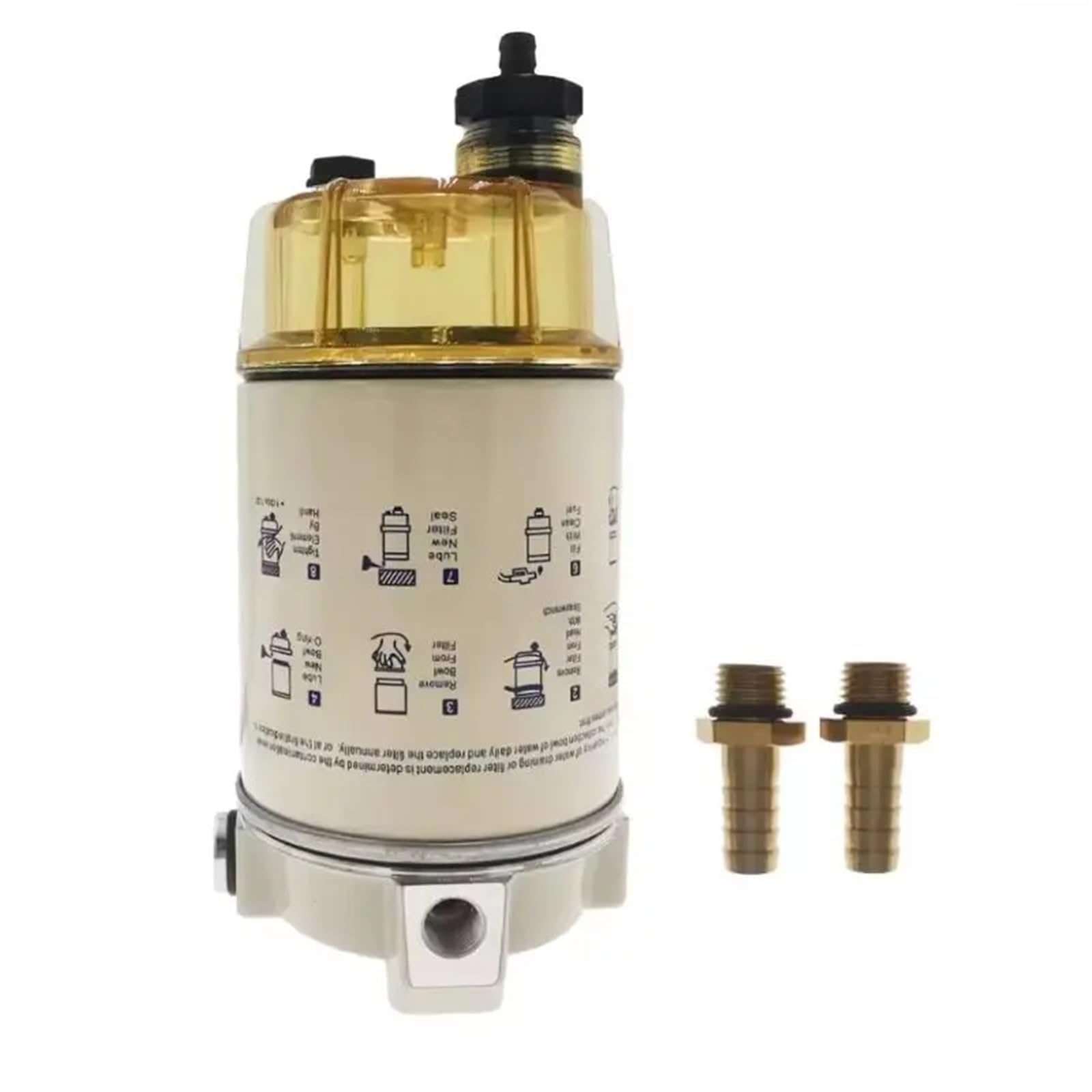 Engine Oil Separator R20T Fuel Filter Assembly/Water Separator Diesel Engine Filter for 230R Outboard Engines