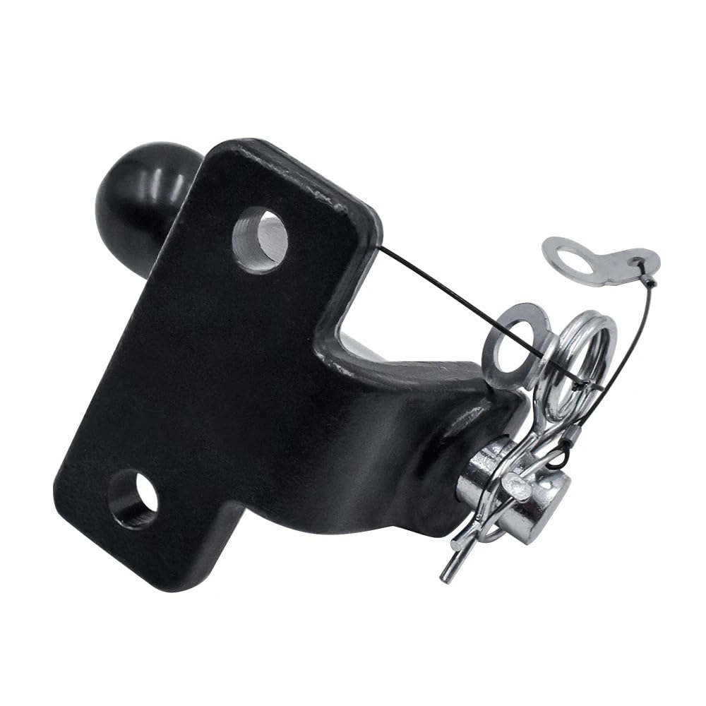 HEYOUTH Enganche Remolque,Bola Remolque del Enganche y Pasador Recogida Remolque con Ø50mm Bola,Acoplamiento Fuerza de tracción 3.500kg,para Tractores,Camiones,Coches