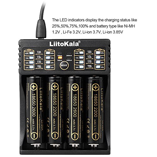 Sangmei Lii-402 Carregador de bateria inteligente 1,2 V 3,7 V 3,2 V 3,85 V AA/AAA para baterias 1849