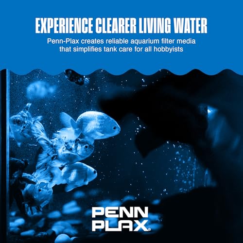 Image of Penn-Plax Cascade Hang-On Power Filter Replacement Cartridges, 3 Pack - Dual-Layer Activated Carbon & Poly-Fiber Media for CPF3 & CPF4 Aquarium Filters -Fresh & Saltwater Use -Black & White, ‎9x3x4 In