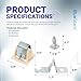 BlueStars Universal Appliance Door Latch Kit 279570 PS334230 AP3094183 14205029 236877 420198 423232 EED4300TQ0 LTE5243DQ6 - Compatible with GE Whirlpool Kenmore Roper KitchenAid Dryers and more