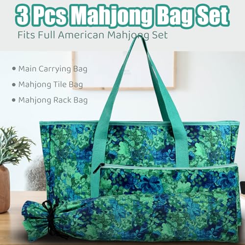 StellarPulse Set de 3 Bolsas para Mahjong Vintage miniatura 2