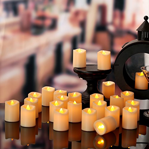 Flameless Candles, Votive Candles Set 24 (H 2") Led Tea Light Candles - Thumbnail 4