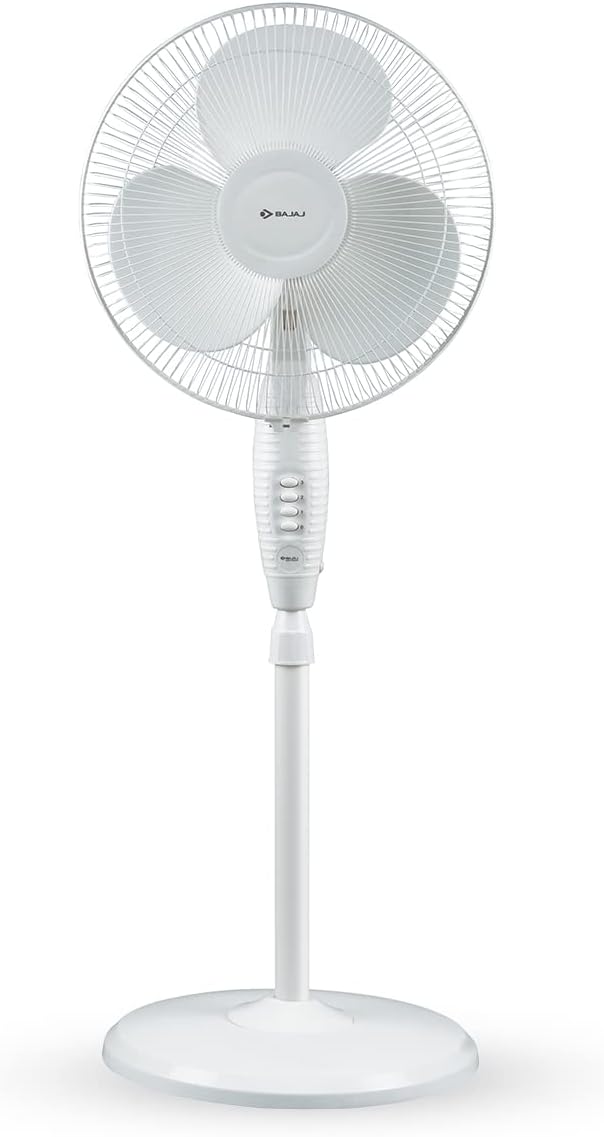 Esteem Pedestal Fan, 400 mm Size, White